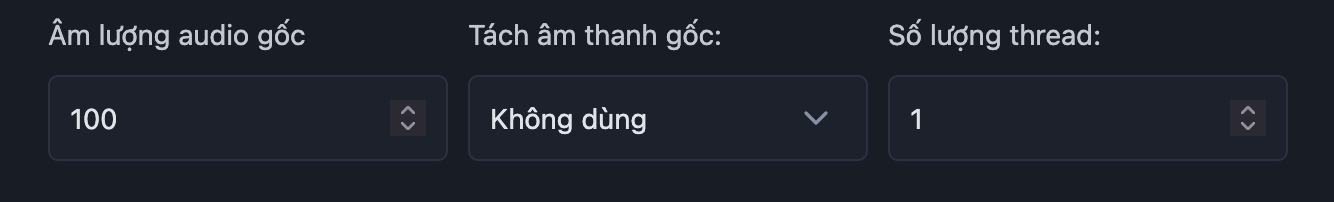 Cấu hình âm thanh